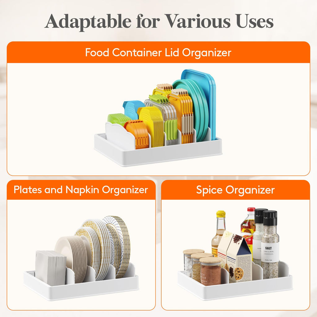 Kitchen Cabinet Organizer with 7 Sections M429700