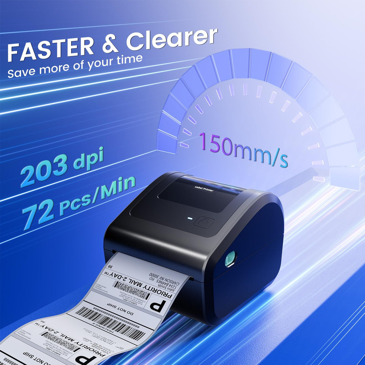 Bluetooth Shipping Label Printer L35969