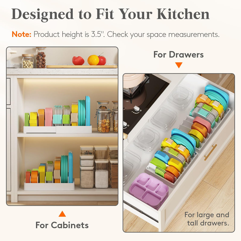 Kitchen Cabinet Organizer with 7 Sections M429700