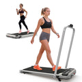3 in 1 Compact Under Desk Treadmill with Handle Bar P638241