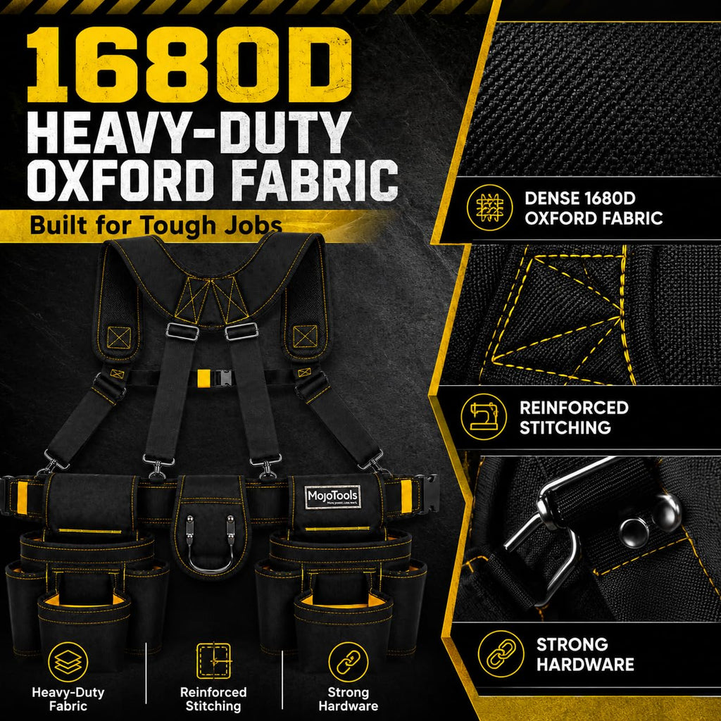 Heavy Duty Tool Belt with Suspenders Q570