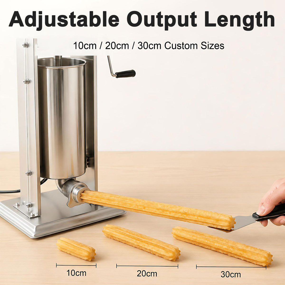Stainless Steel Vertical Sausage Filler & Churro Press D37289