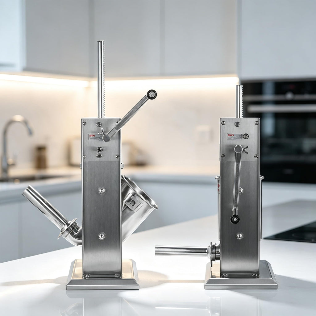 Stainless Steel Vertical Sausage Stuffer 15Lb I3932