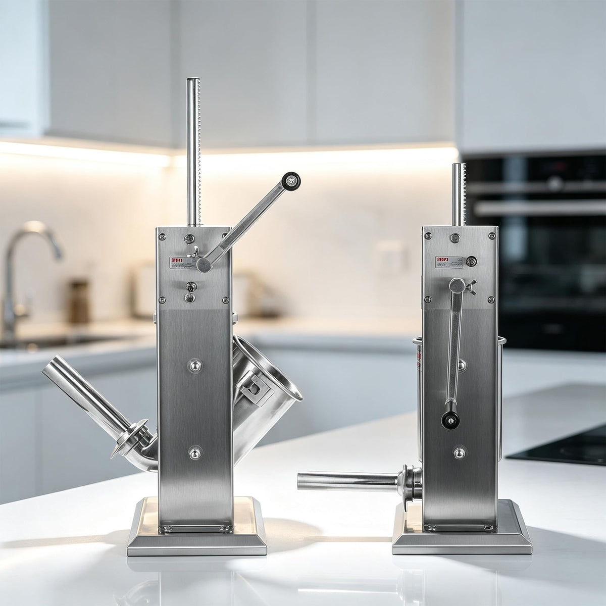 Stainless Steel Vertical Sausage Stuffer 15Lb I3932