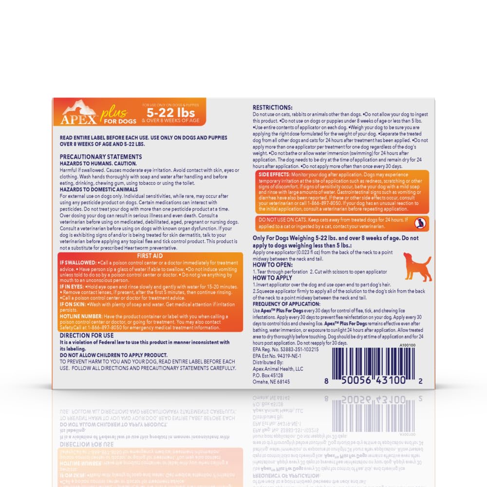 Flea & Tick Prevention for Small Dogs 3-Month Supply K758