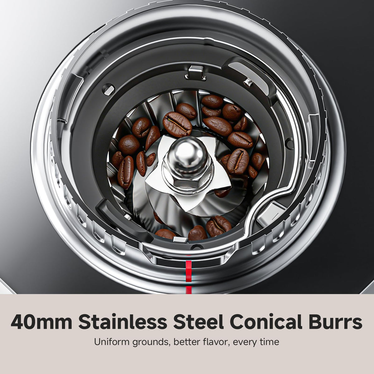Conical Burr Coffee Grinder with 45 Grind Settings Q251129