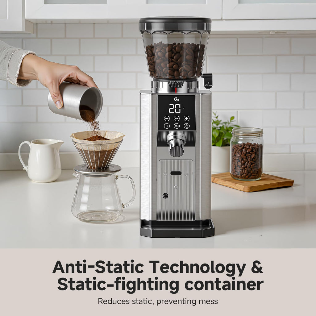 Conical Burr Coffee Grinder with 45 Grind Settings Q251129
