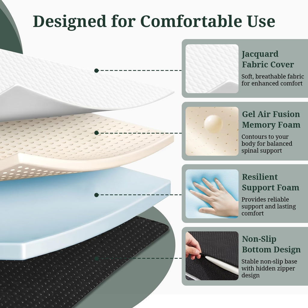 3 Inch Twin Tri-Fold Memory Foam Mattress K2660