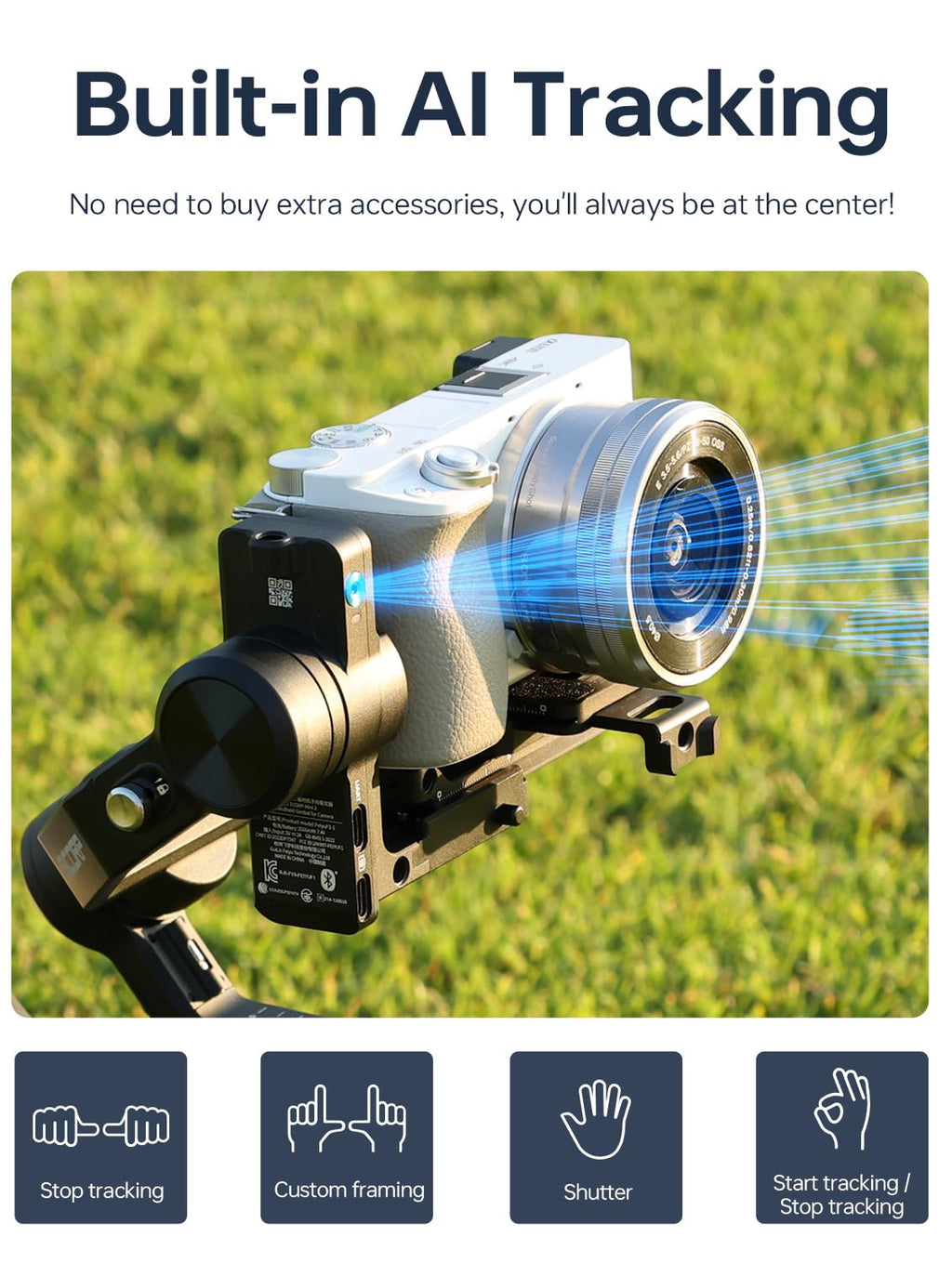 3-Axis Gimbal Stabilizer for Cameras & Smartphones N3421