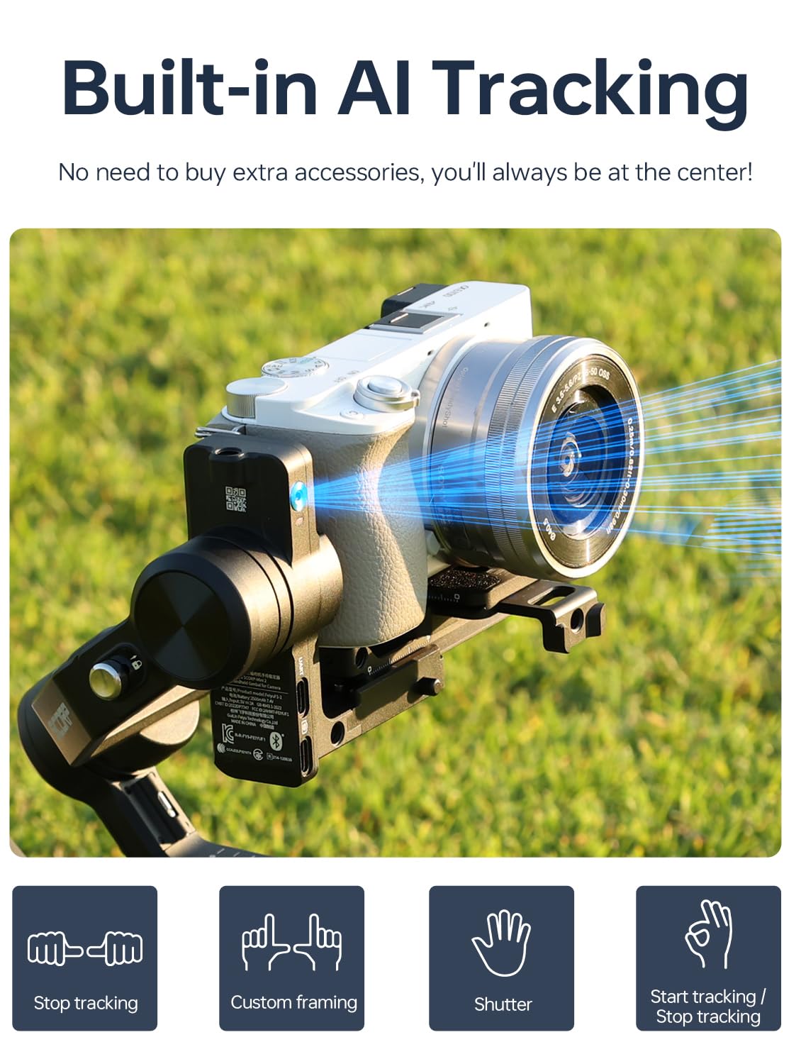 3-Axis Gimbal Stabilizer for Cameras & Smartphones N3421