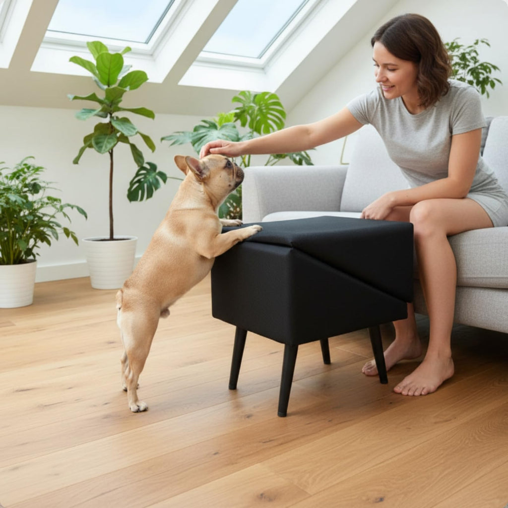 Foldable Non-Slip Wooden Dog Ramp X322