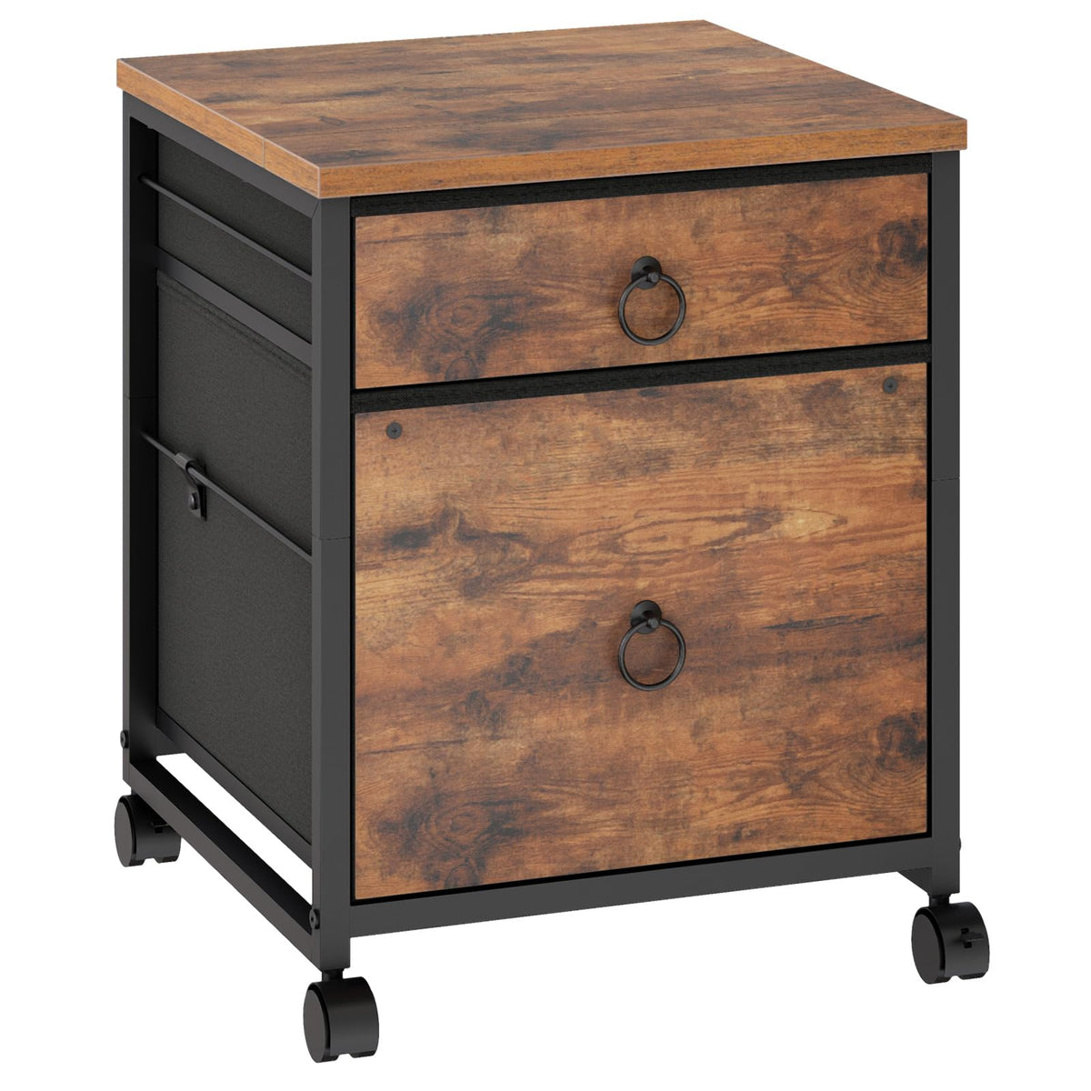 2 Drawer Mobile File Cabinet L1833