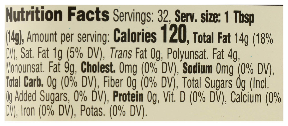 Organic Canola Cooking Oil, 16 Fl Oz (Pack of 2) X724249