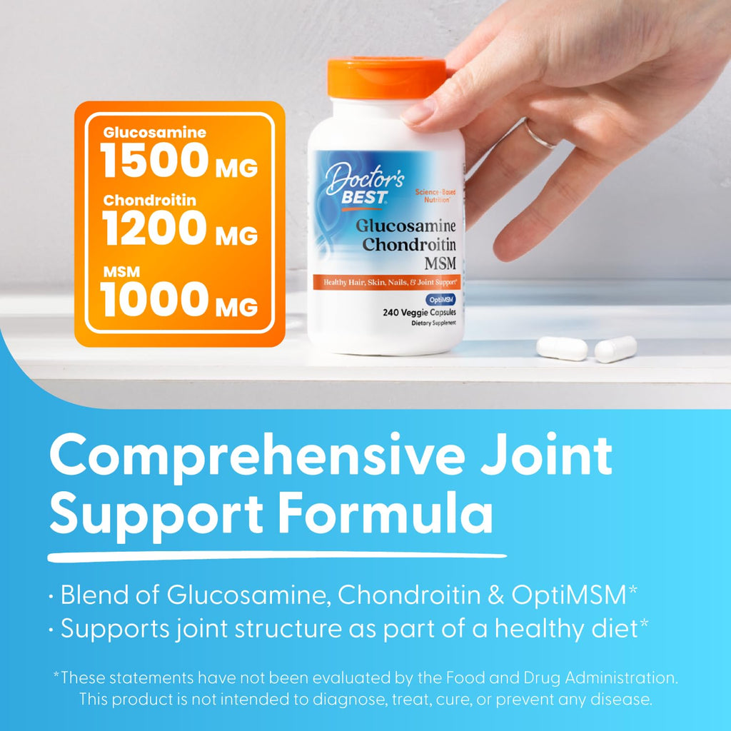 Glucosamine Chondroitin MSM 240 Capsules B56849