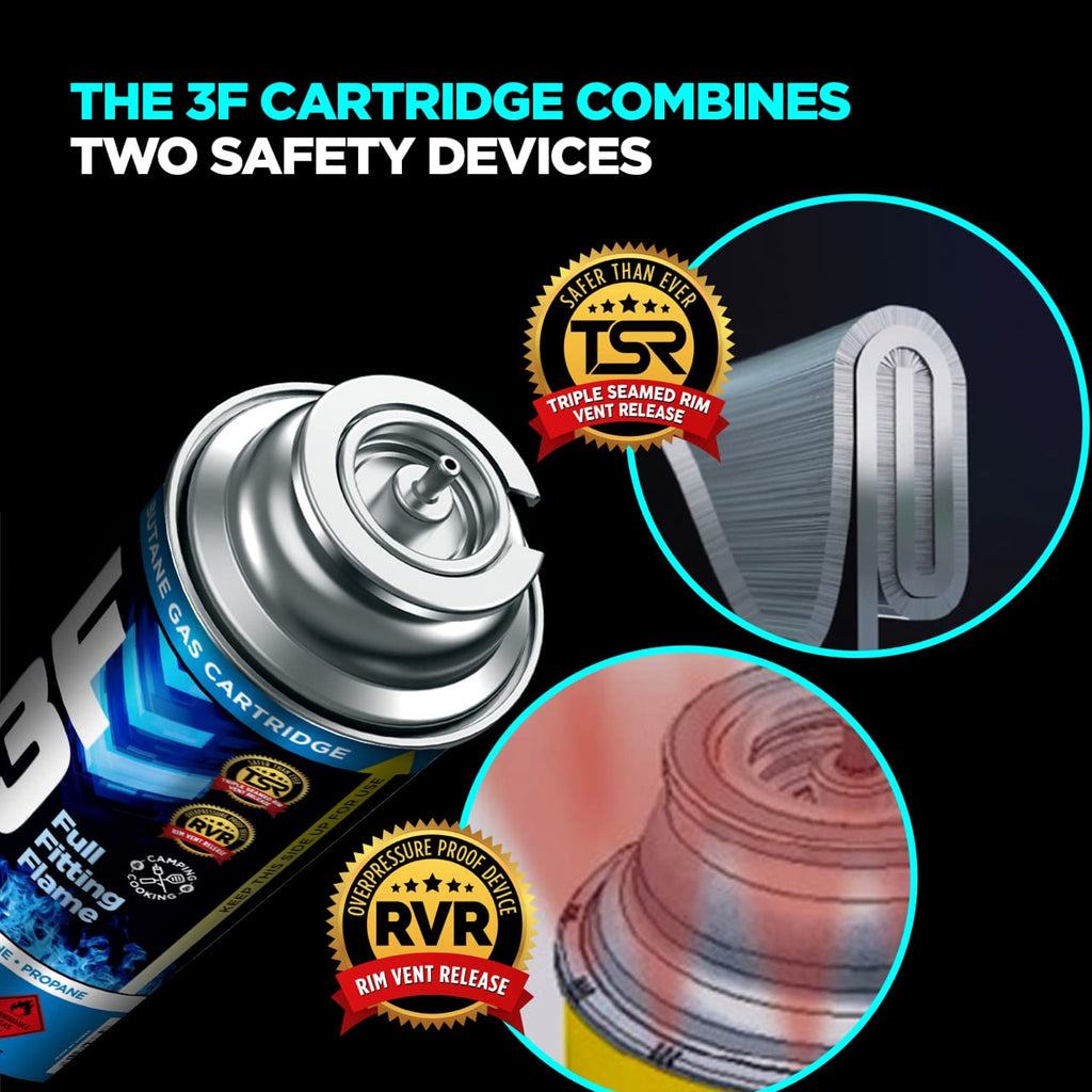 Butane Fuel Canister 8oz 4 Pack O547237