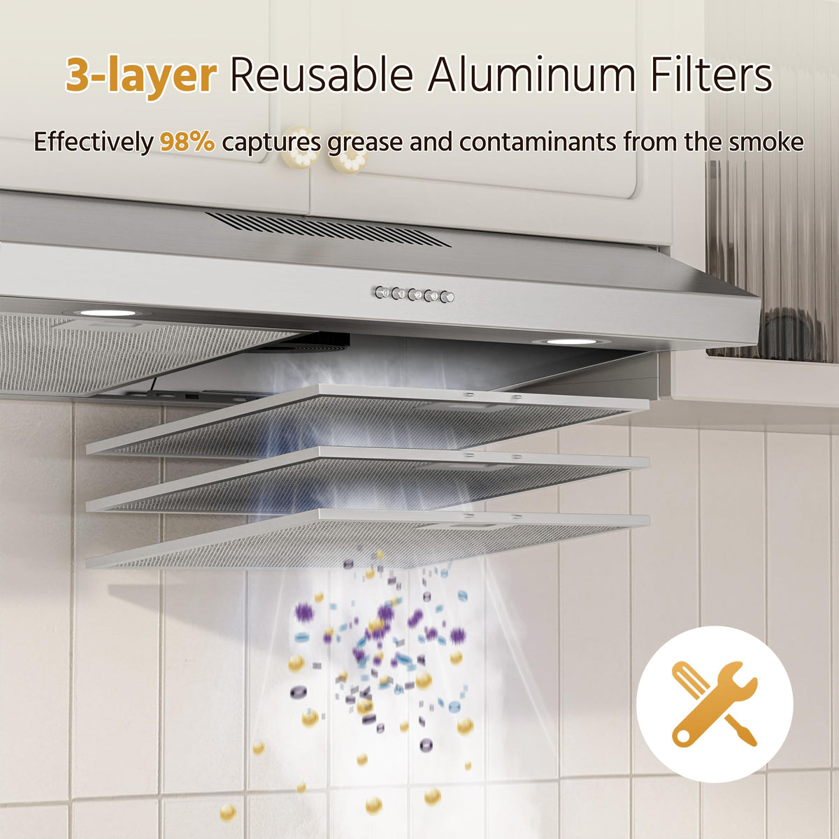 30 Inch Under Cabinet Range Hood F90010