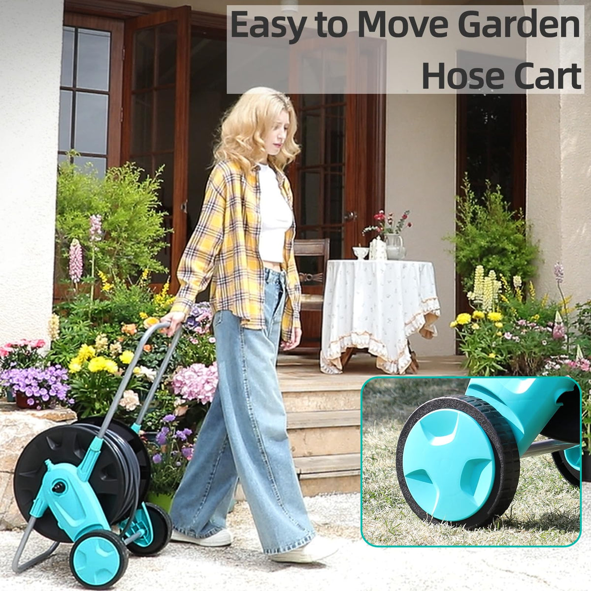 Garden Hose Reel Cart M1096
