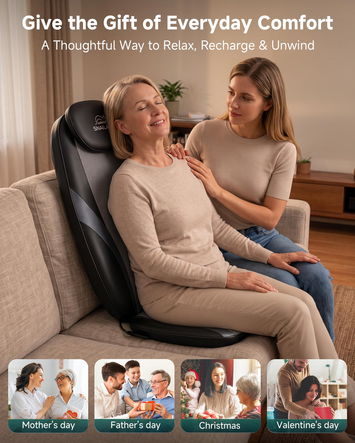 Shiatsu Back Massager with Heat N6541