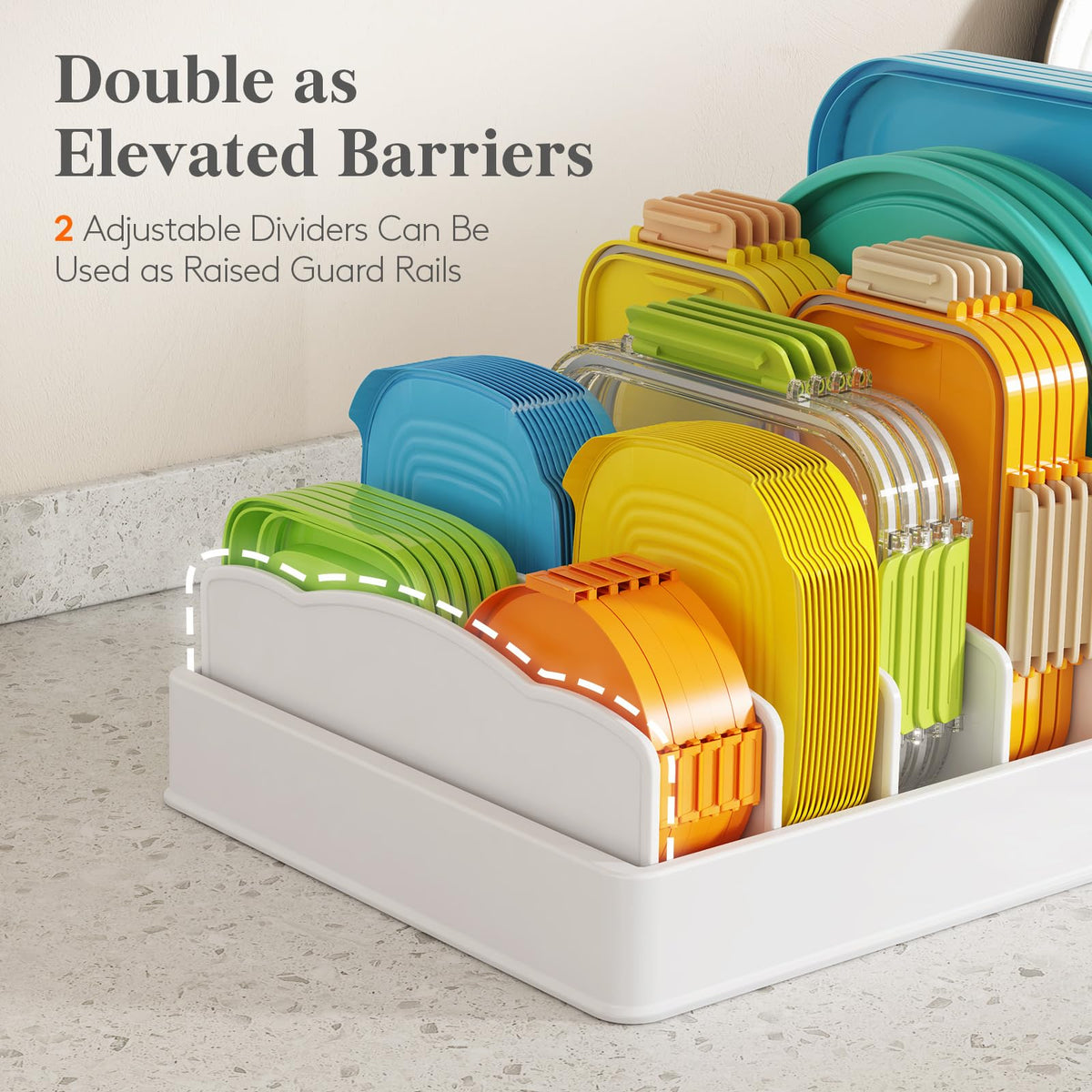 Kitchen Cabinet Organizer with 7 Sections M429700