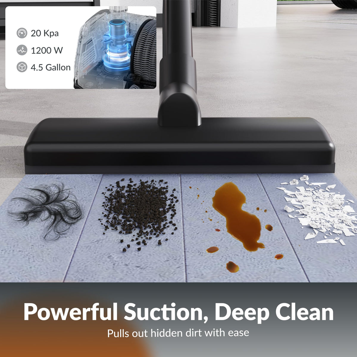 Garage Vacuum Cleaner with 30FT Hose F7265