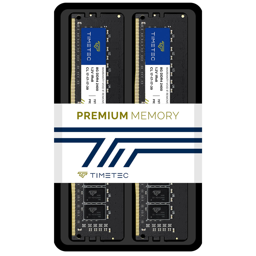 16GB Kit DDR4 2400MHz UDIMM Desktop RAM 288-Pin Non-ECC Unbuffered DIMM Memory K923395