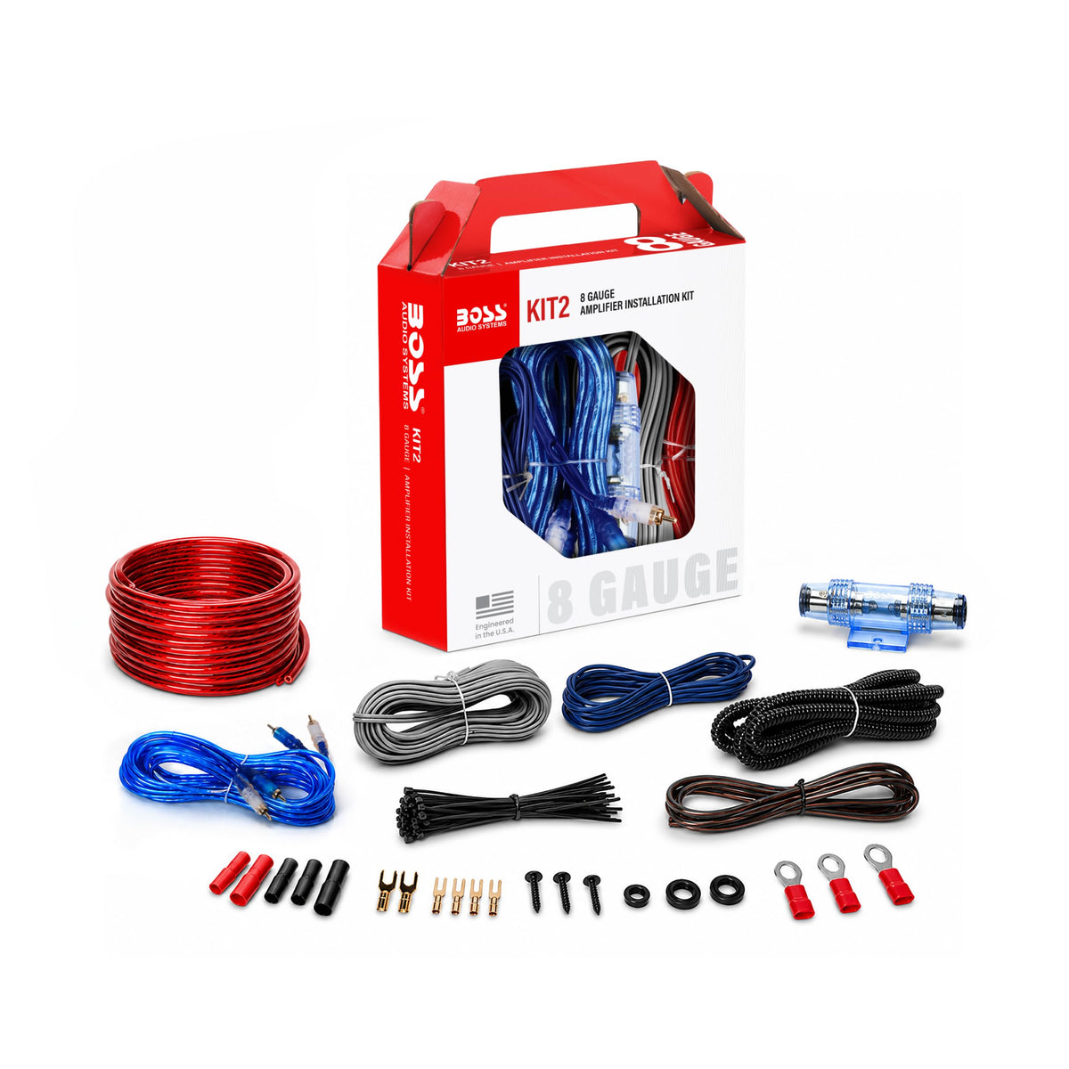 8 Gauge Car Amplifier Installation Wiring Kit L417628