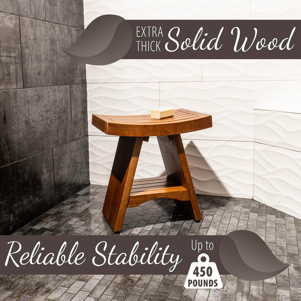 Teak Shower Bench 18 Inches J944