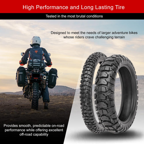 150/70B-17 Adventure Motorcycle Tire F39831