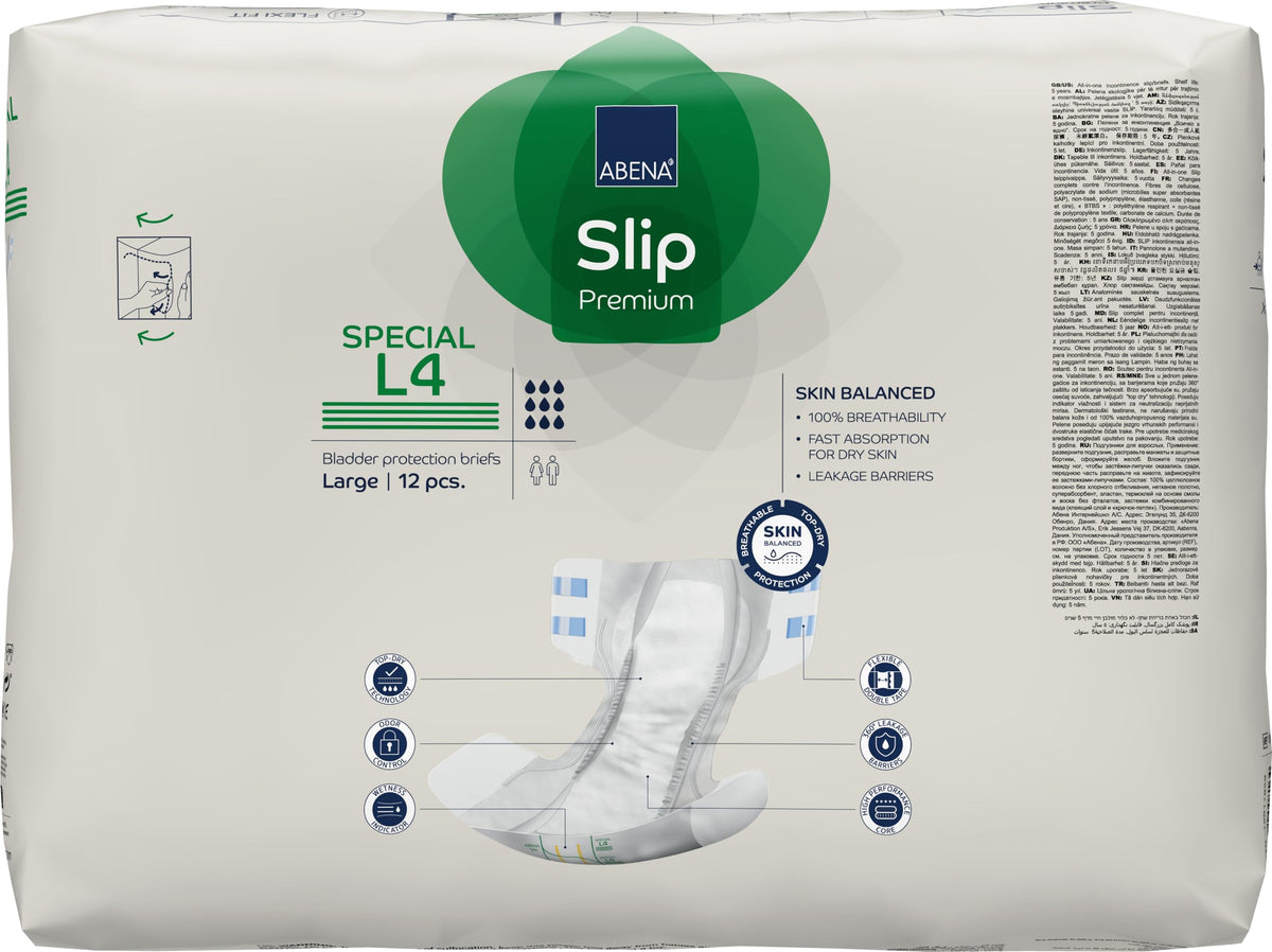 Adult Diapers, Heavy Absorbency, Large, 12 Count P71147