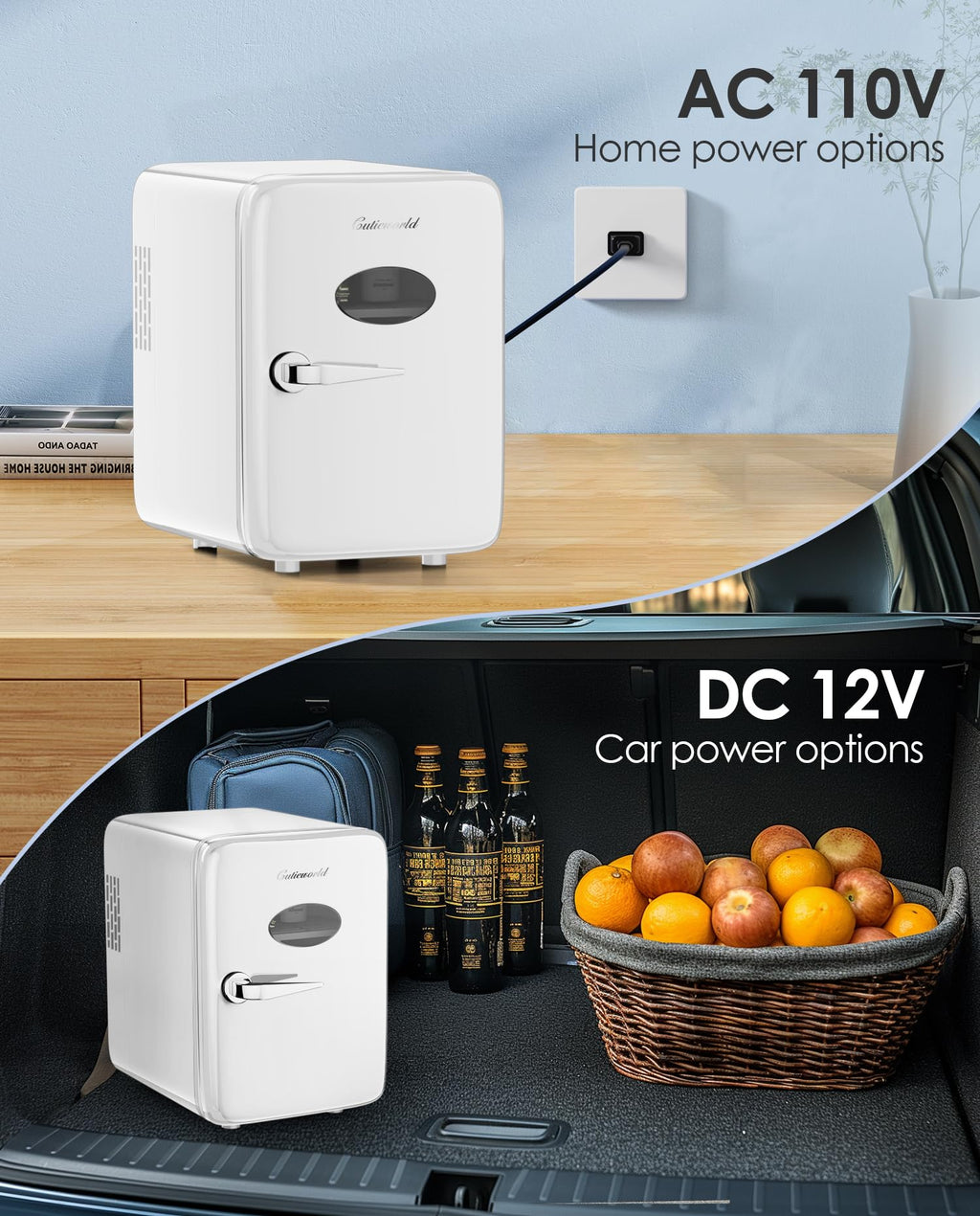 4L Pearly White Mini Skincare Fridge X261005