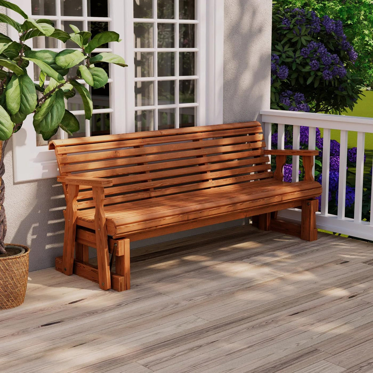 Heavy Duty 800 Lb Porch Glider W96444