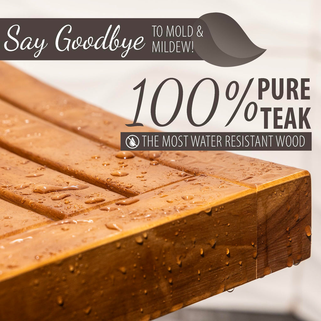 Teak Shower Bench 18 Inches J944