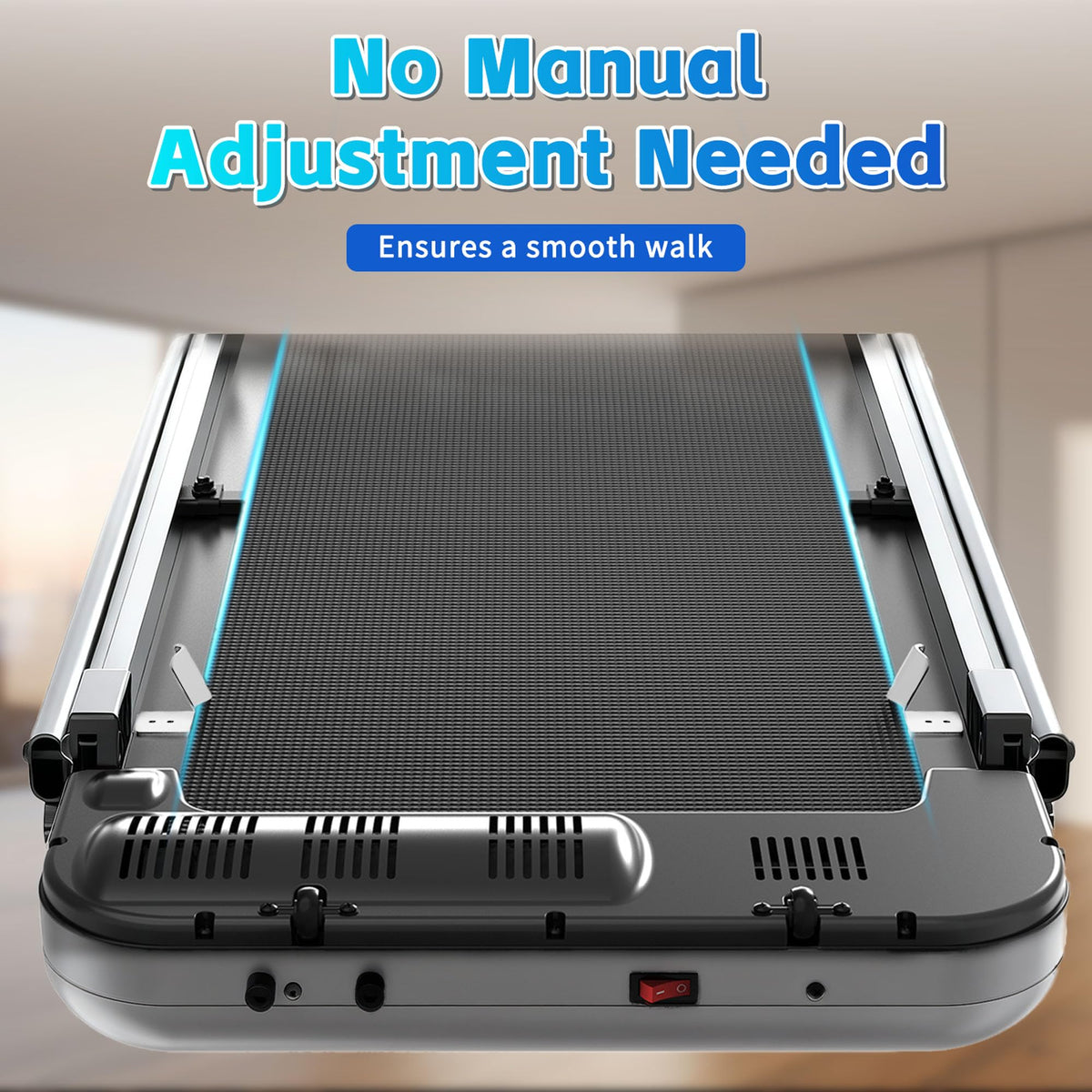 3 in 1 Compact Under Desk Treadmill with Handle Bar P638241