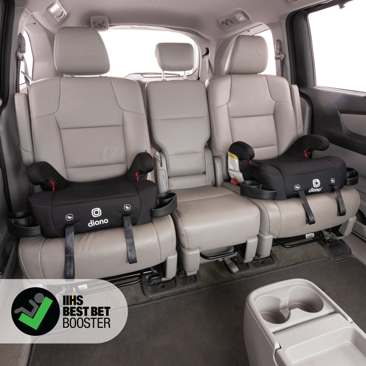 Black Backless Belt-Positioning Booster Seat P5590