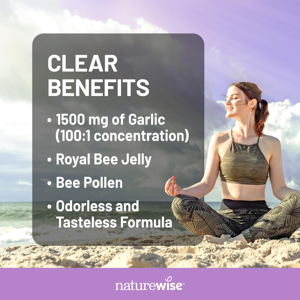 Odorless Garlic Softgels with Royal Jelly & Pollen H56838