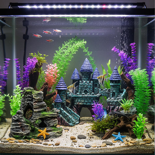 13 Pieces Aquarium Decorations Kit Y303