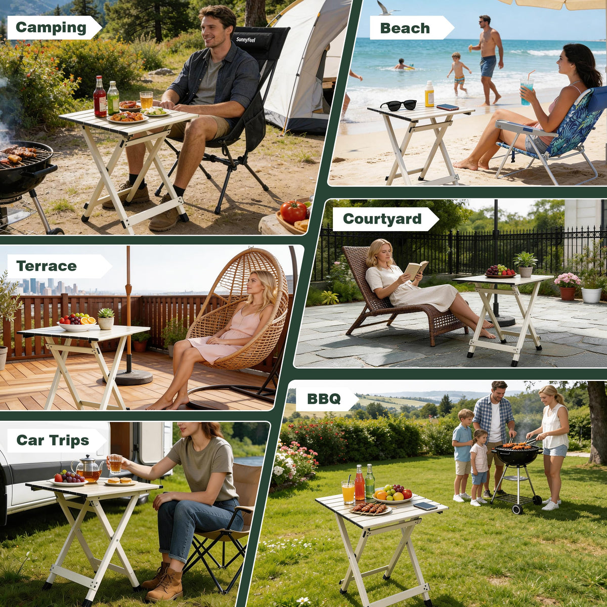 Lightweight Aluminum Folding Camping Table N271