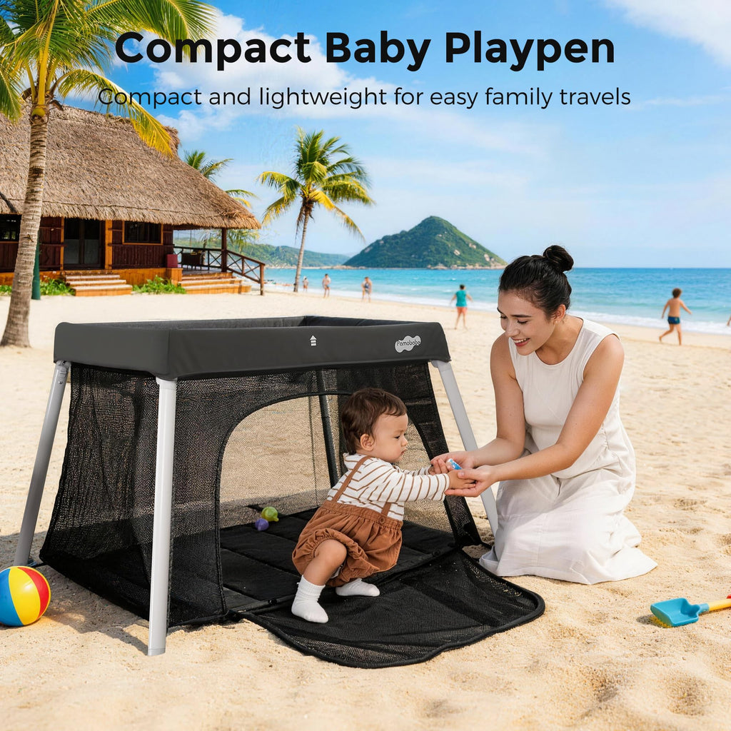 Foldable Portable Playpen with Mattress R754