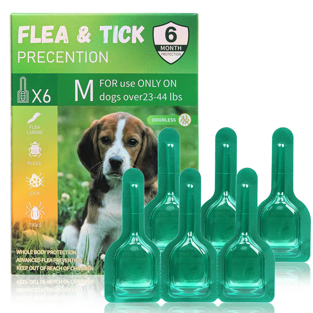 Flea and Tick Prevention for Dogs 5-43 lbs 6 Doses V7770