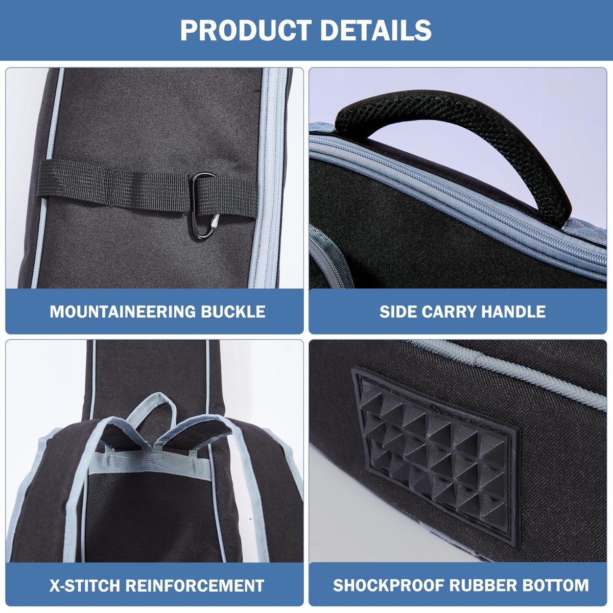 40 Inch 7mm Padded Waterproof Electric Guitar Gig Bag Y8886