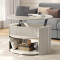 Round Lift Top Coffee Table with Storage Z25091